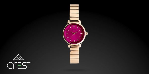 عکس ساعت صورتی زنانه شیک