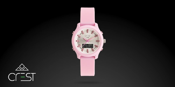 عکس ساعت زنانه صفحه صورتی